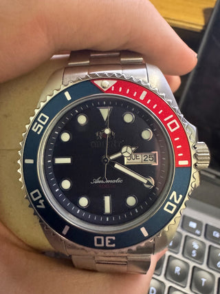 Orient Submariner Pepsi - Impecável