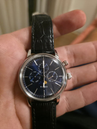 Timex Marlin Moonphase Azul