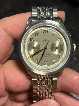 Relógio Kuoe Kyoto Royal Smith 90-010 Automático - Triple Calendar (Microbrand Japonês)
