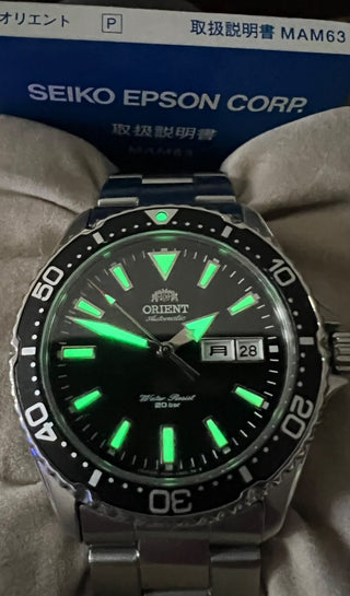 Orient Kamasu / Mako III - Safira - JDM - Kanji - 41mm