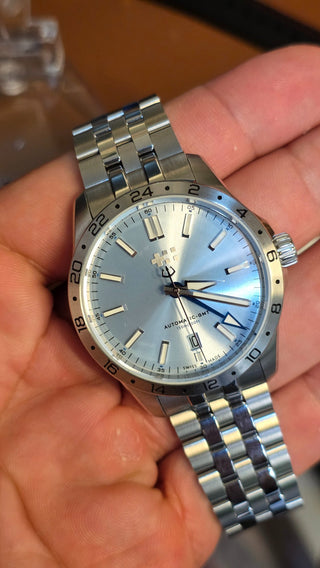 Relógio Christopher Ward C63 Sealander Gmt Automático Azul