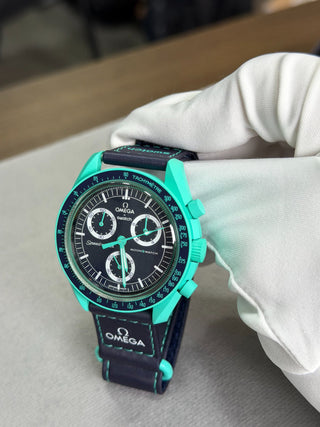 MOONSWATCH POLAR LIGHTS (raro)