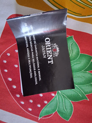 Relógio Orient dourado automático