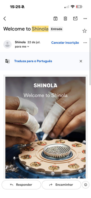 Shinola Detroit runwel