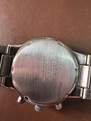Citizen Cronógrafo AN3370-57E – mostrador azul – WR 100M