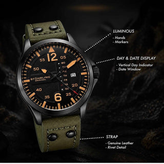 Stuhrling Aviator Quartzo