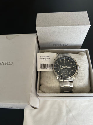 SEIKO  Chronograph Quartz Blue Dial
