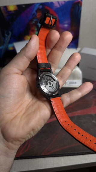 Seiko 5 Sports SRPH33K1 Automático 39mm Preto e Laranja