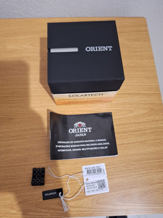 Orient Solar Tech com pulseira Jubilee