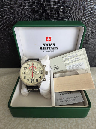 Venda Relógio SWISS MILITARY BY CHRONO SM34038.03 – SWISS MADE – FULL SET – 2014 – IMPECÁVEL