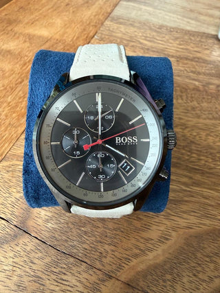 Relógio Masculino Hugo Boss 1513562 Cronógrafo - Couro Bege