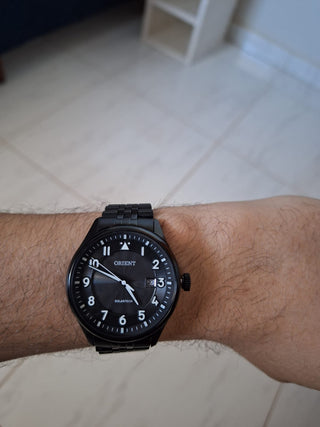 Orient Solar Tech com pulseira Jubilee