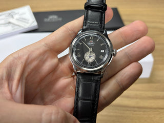 Orient Bambino 38mm Small Seconds Preto - Na caixa