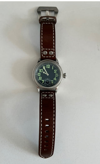 Relogio Vintage Aviador Corda Manual