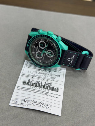 MOONSWATCH POLAR LIGHTS (raro)