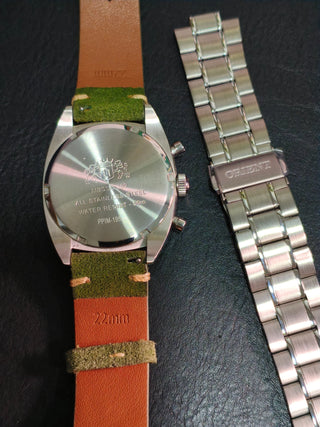 Orient solartech neo vintage cronógrafo