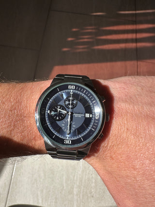 Citizen Cronógrafo AN3370-57E – mostrador azul – WR 100M