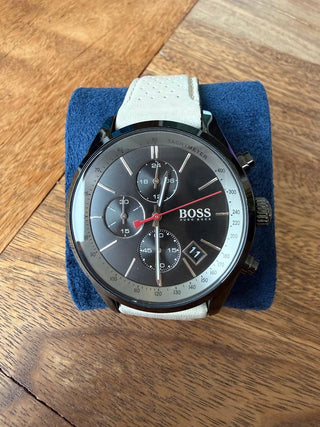 Relógio Masculino Hugo Boss 1513562 Cronógrafo - Couro Bege