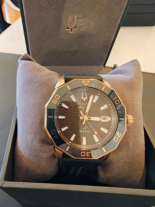 Bulova Marine Star Precisionist Rose Gold / Marrom