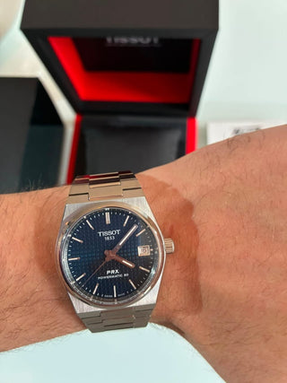 Tissot PRX POWERMATIC 80 35MM AZUL NOVO