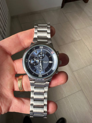 Citizen Cronógrafo AN3370-57E – mostrador azul – WR 100M