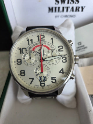 Venda Relógio SWISS MILITARY BY CHRONO SM34038.03 – SWISS MADE – FULL SET – 2014 – IMPECÁVEL