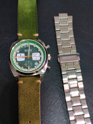 Orient solartech neo vintage cronógrafo