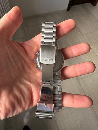 Citizen Cronógrafo AN3370-57E – mostrador azul – WR 100M