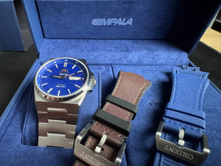 Orient 3 Stars Bracelete Integrado 38mm Edição Limitada Impala