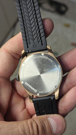 RELÓGIO WENGER TERRAGRAPH BRONZE E PRETO SEM USO