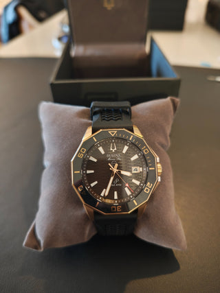 Bulova Marine Star Precisionist Rose Gold / Marrom