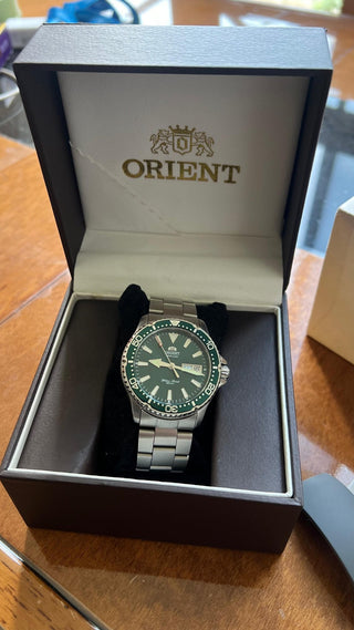 Orient Kamasu Diver Green JDM (Kanji)