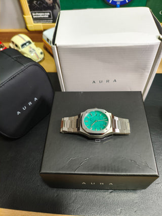 Aura Watch Data 003 Turquesa